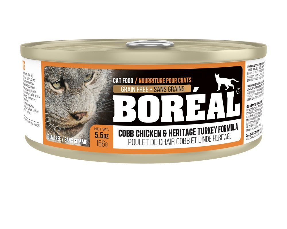 BOREAL Chat Pâté Poulet & Dinde SG 156g