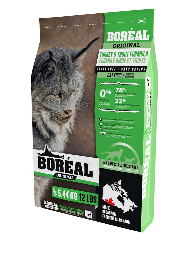 BOREAL ORIGINAL Chat Dinde & Truite SG 5.44kg