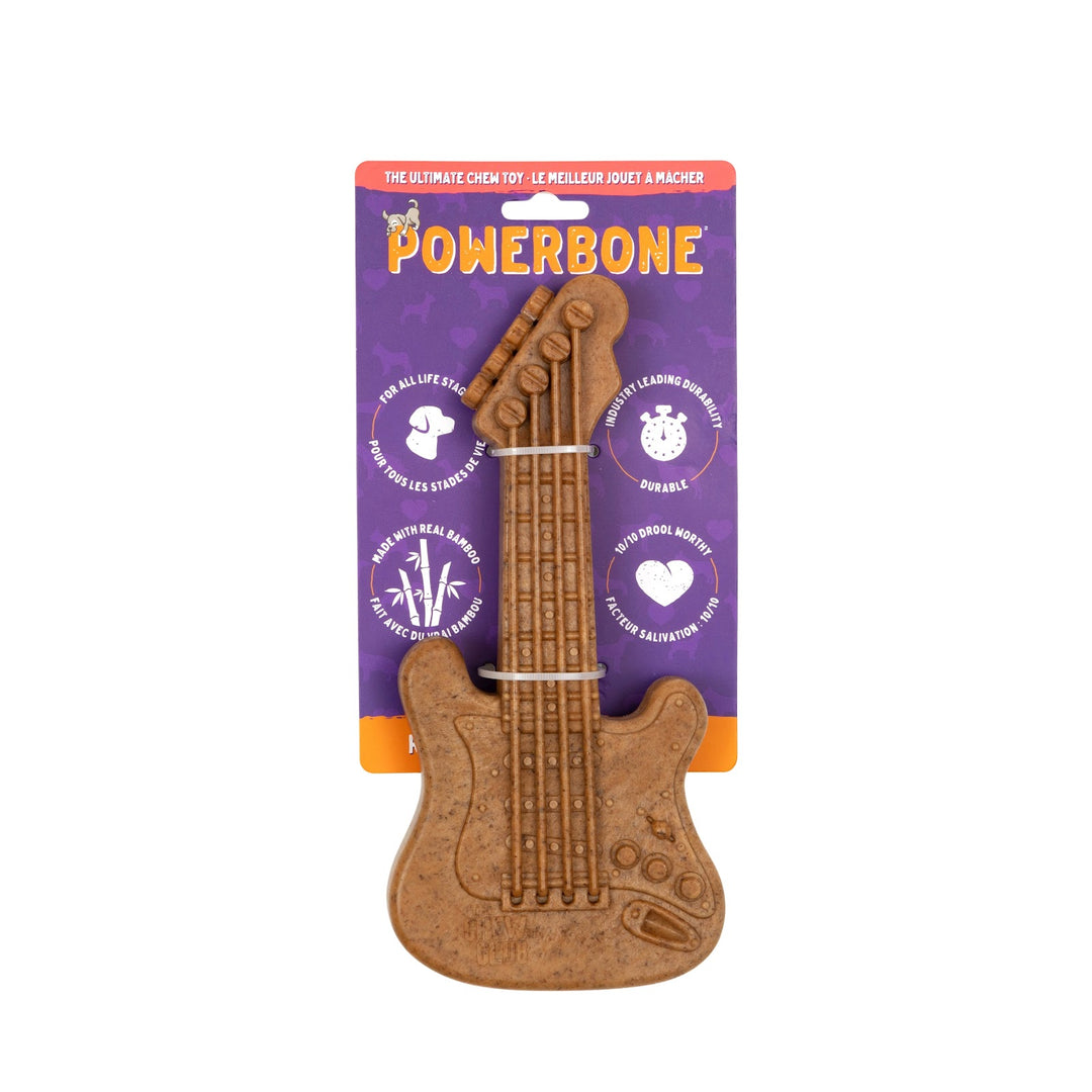 POWERBONE Jouet Chien Guitare 9.5"