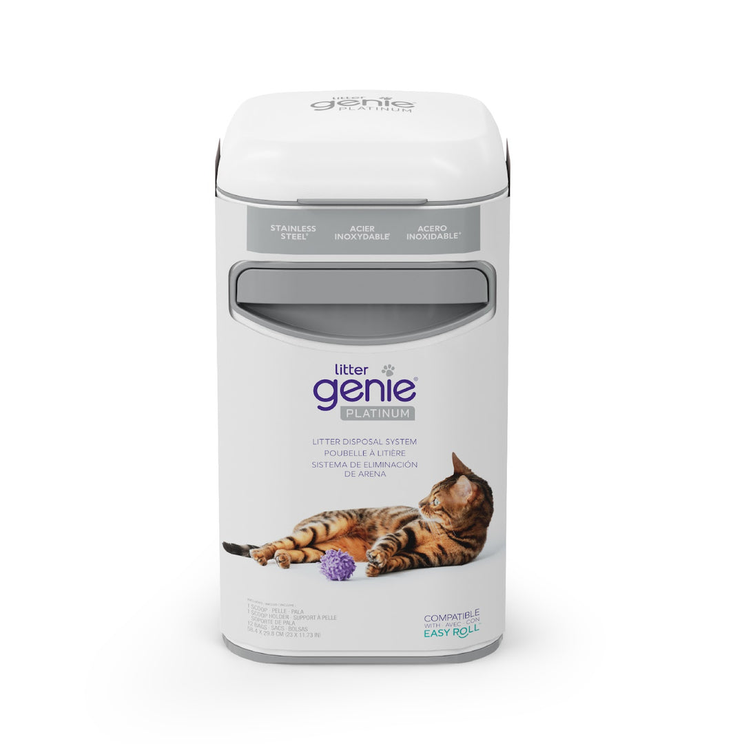 LITTER GENIE Poubelle à Litière Platinum