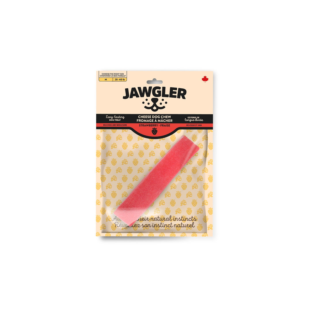 JAWGLER Gâteries Chien Fromage Fraises 85g