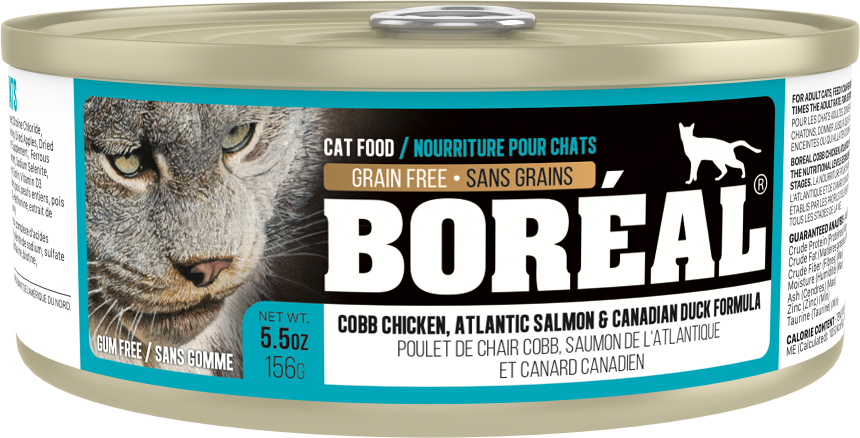 BOREAL Chat Pâté Poulet, Saumon & Canard SG 80g