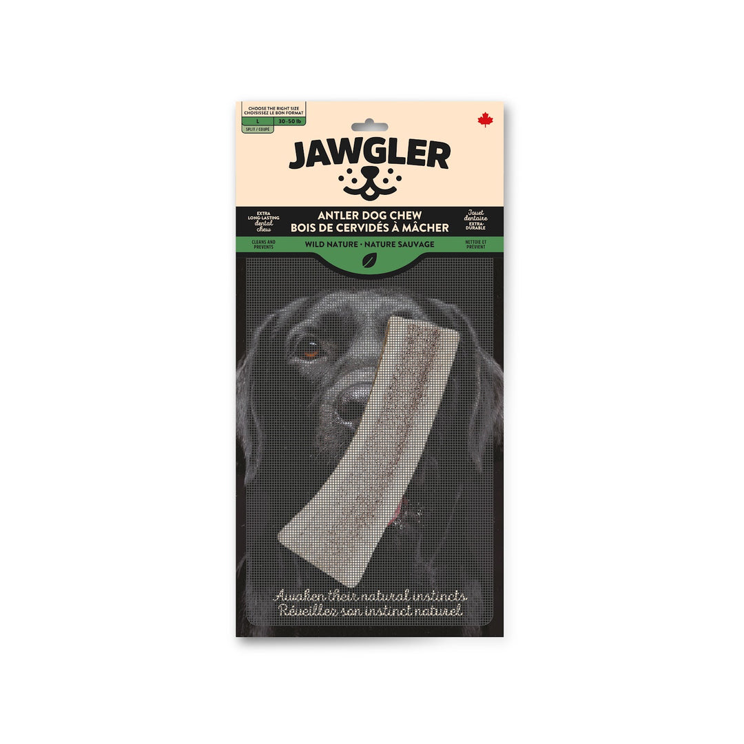 JAWGLER Gâteries Chien Bois Coupé Nature Sauvage L