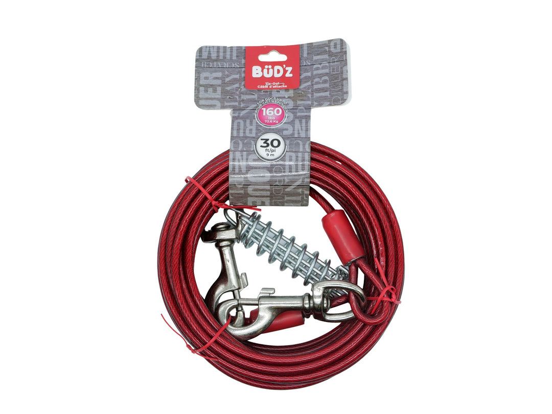 BUD'Z Câble Attache 30' < 160lb/Ressort