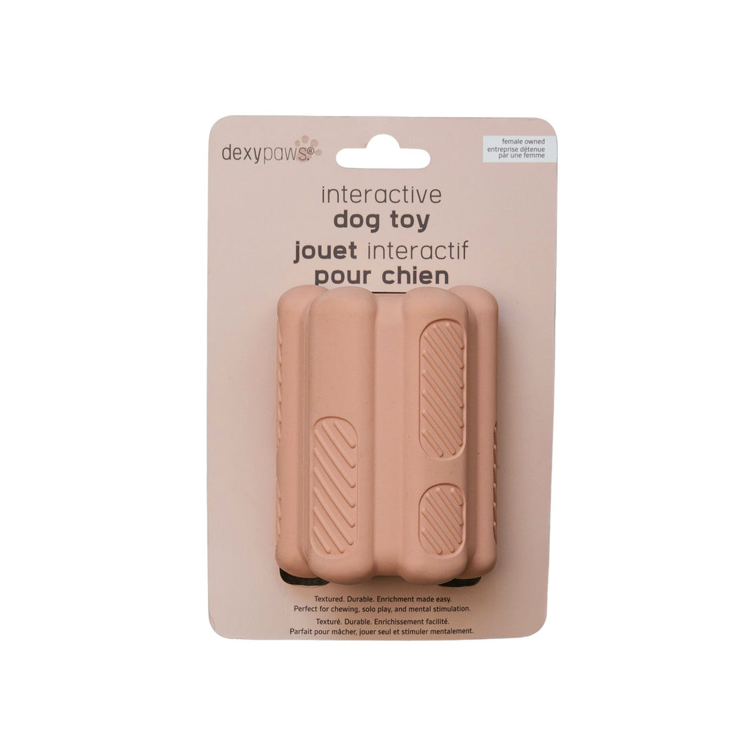 DEXYPAWS Jouet Chien Ultra Robuste Rose Poudré
