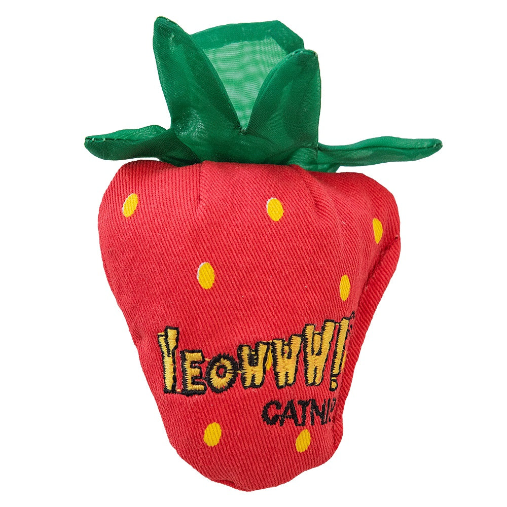 DUCKY WORLD Jouet Chat Fraise Rouge