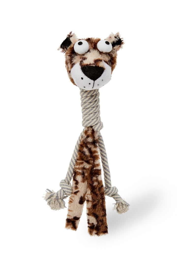BUD'Z Jouet Chien Corde Jaguar Long Cou 15"