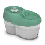 Voir l’image dans la galerie, H2O Abreuvoir Fontaine Tornade pour Chat 2L Vert Sauge/Blanc
