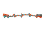 Voir l’image dans la galerie, BUD&#39;Z Jouet Chien Corde 5 Nœuds 35.5&quot; Orange &amp; Bleu
