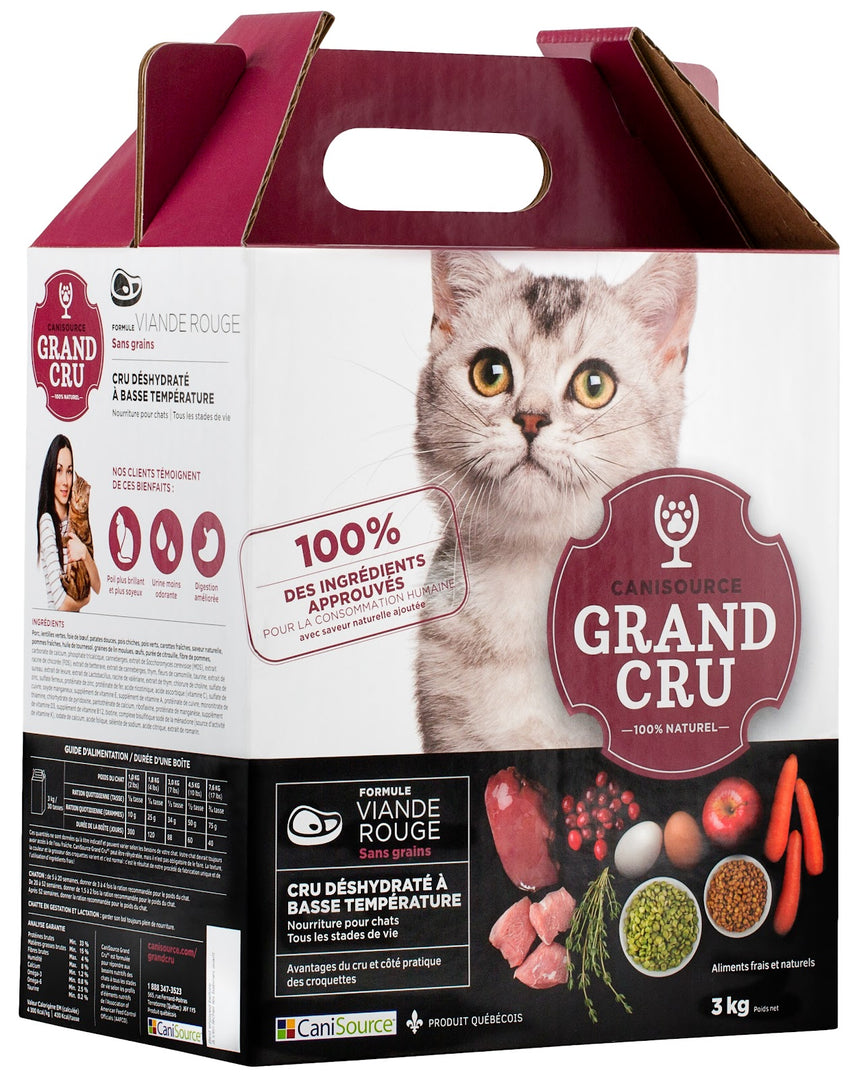 CANISOURCE GRAND CRU Chat Viande Rouge SG 3kg