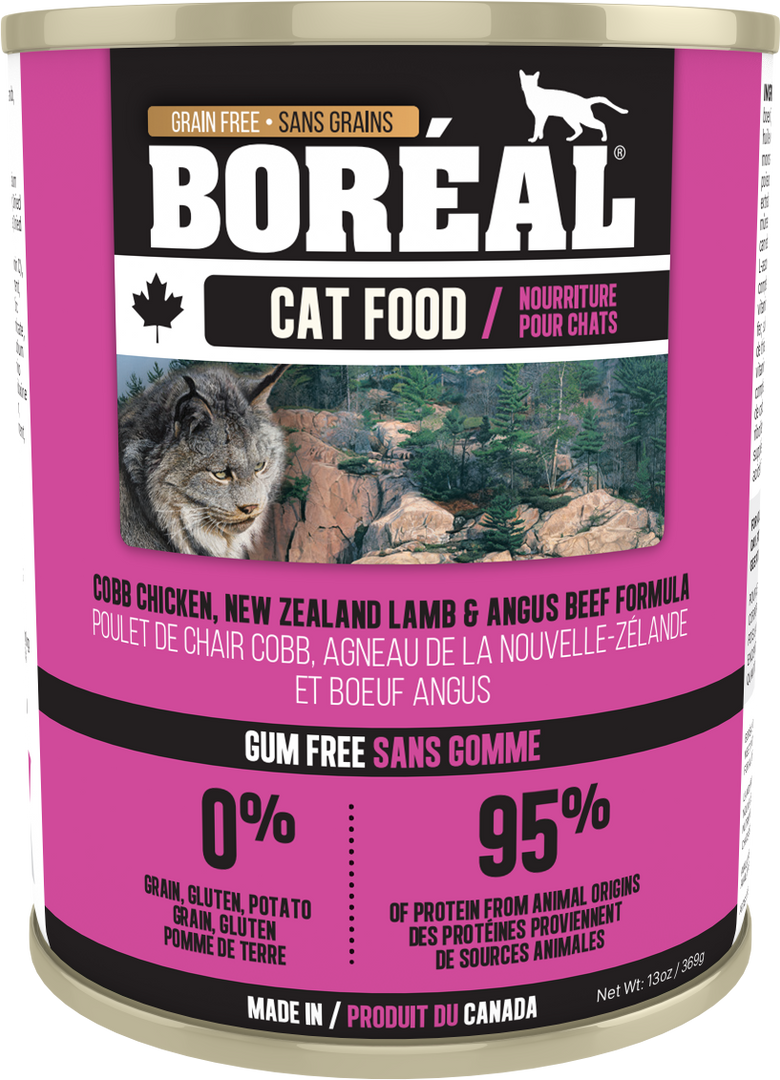 BOREAL Chat Pâté Poulet, Agneau & Boeuf Angus SG 156g