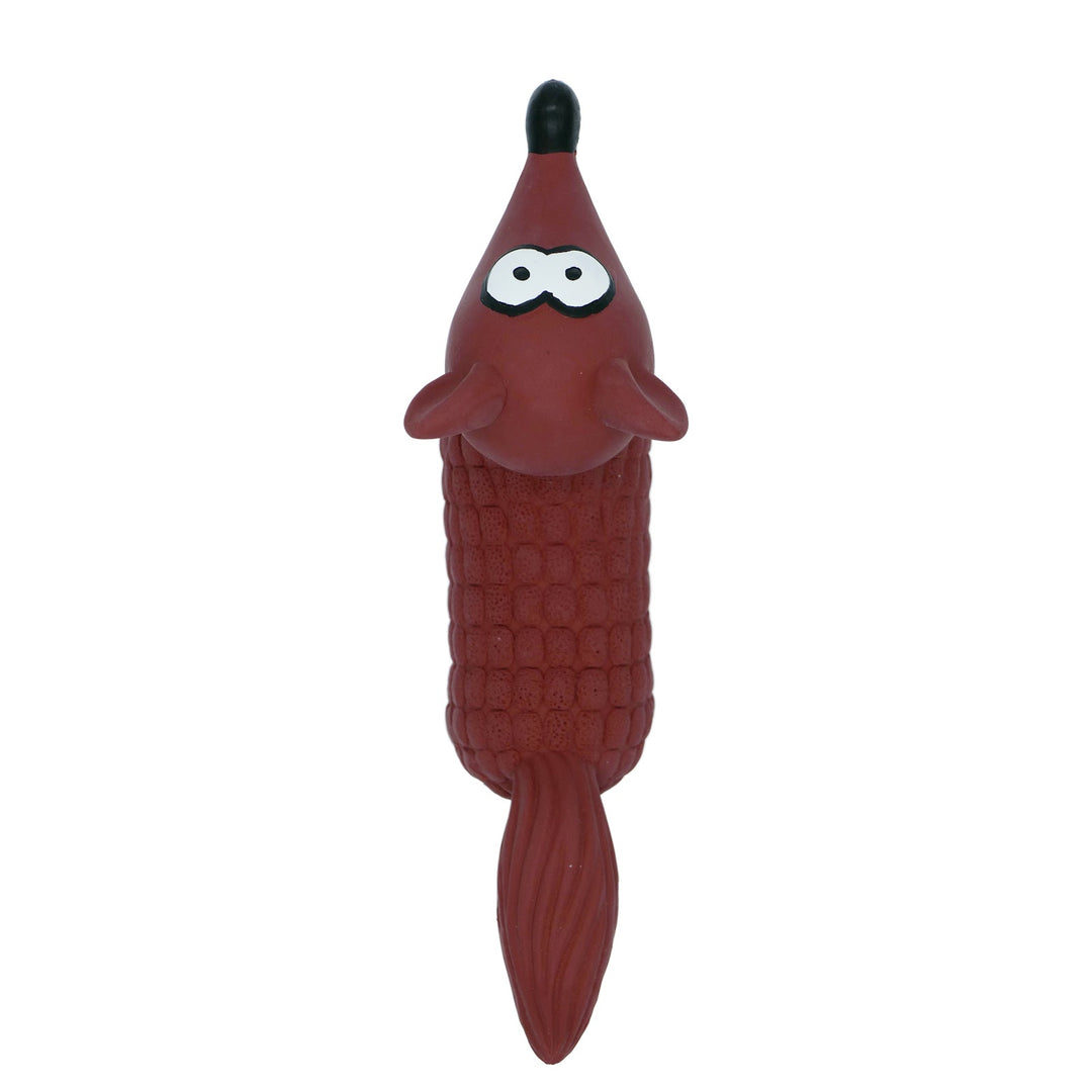 BUD'Z Jouet Chien Renard Roux Squeaker 8"