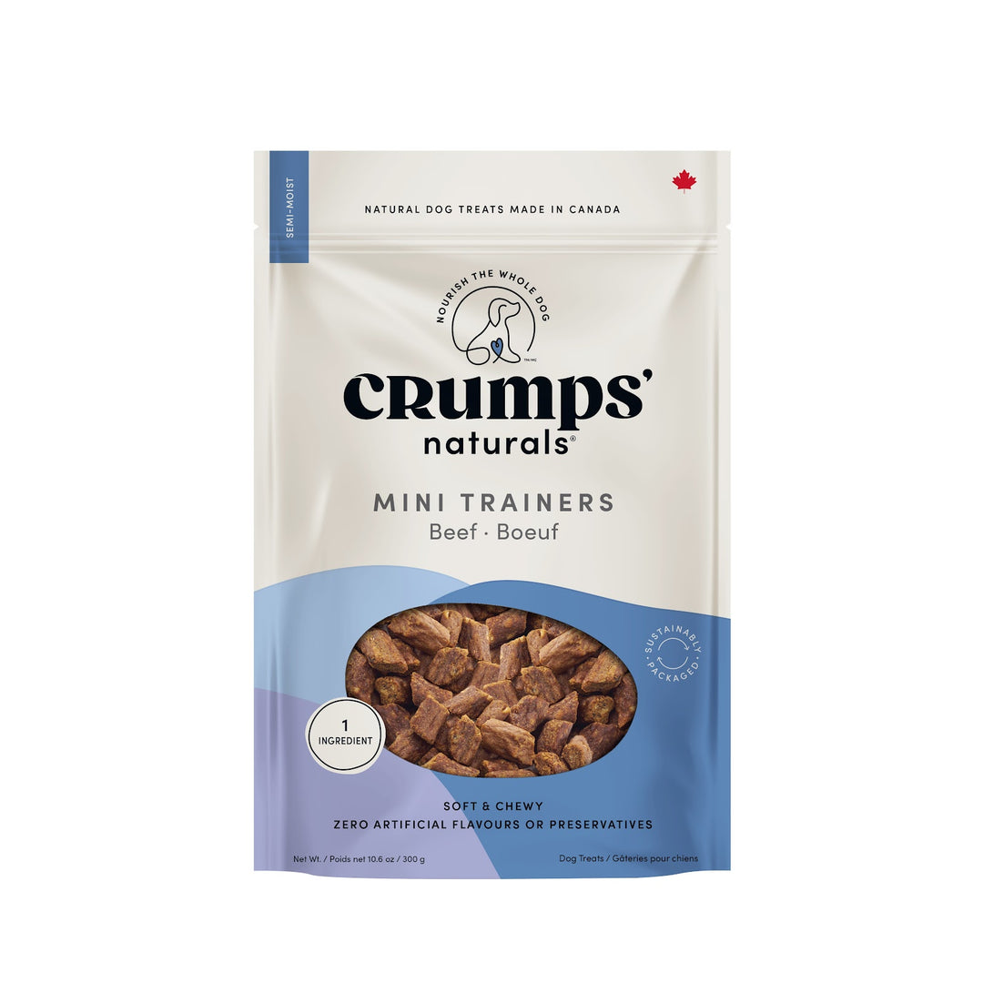 CRUMPS' NATURALS Gâteries Chien Mini Trainers Boeuf 300g