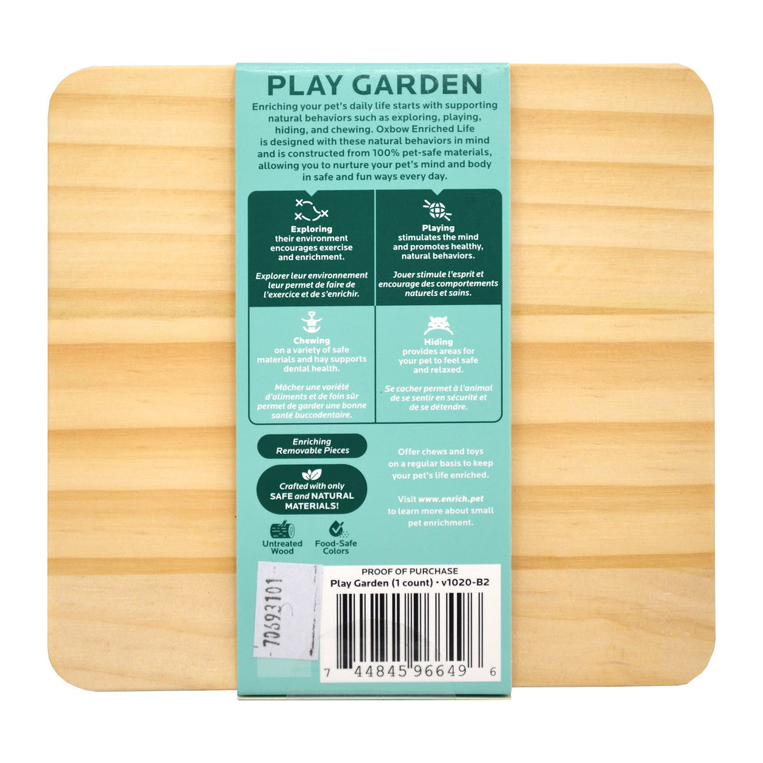 OXBOW Jouet Rongeur Jeu Interactif Jardin de Jeu