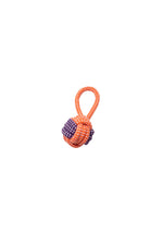 Voir l’image dans la galerie, BUD&#39;Z Jouet Chien Corde Boucle 7.5&quot; Orange &amp; Mauve
