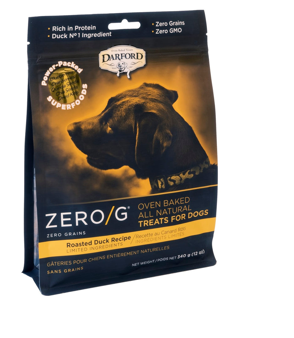 DARFORD ZERO/G Gâteries Chien Canard Rôti 340g