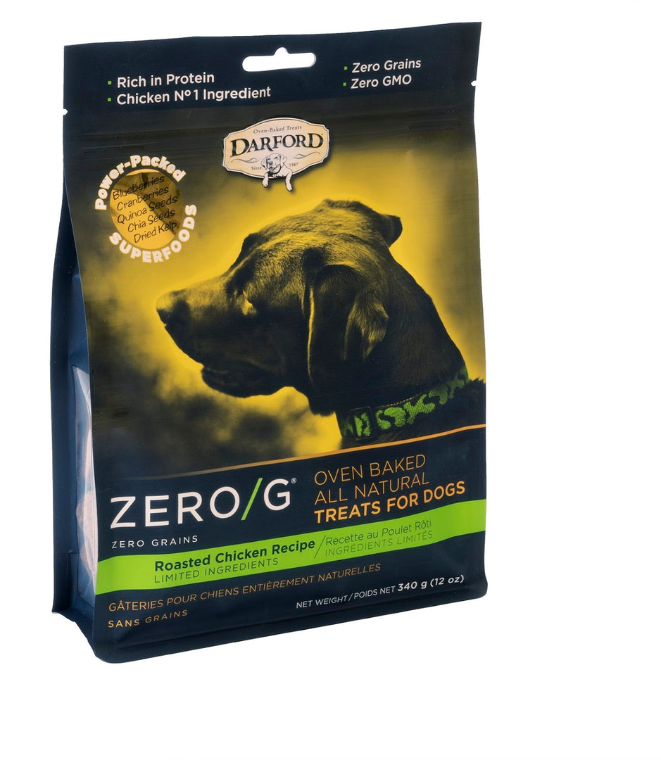 DARFORD ZERO/G Gâteries Chien Poulet Rôti 340g