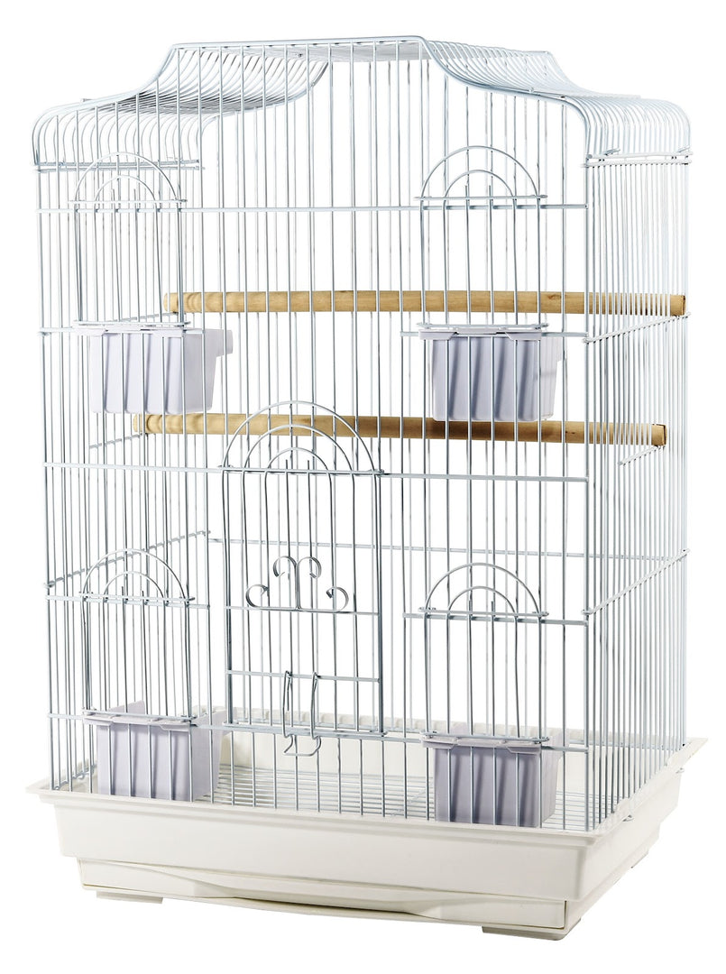 DAYANG Cage Crocus Blanc pour Oiseaux