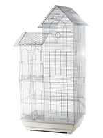 Voir l’image dans la galerie, DAYANG Cage Voliere Betula Blanc pour Oiseaux
