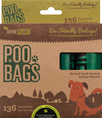 DEFINE PLANET Recharge Sacs Ramassage 8 Rouleaux