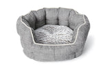 Voir l’image dans la galerie, BUD&#39;Z Lit Rond à Rebords Élevés De Luxe Gris M
