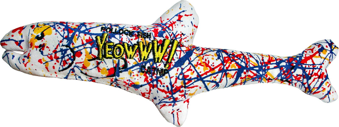 DUCKY WORLD Jouet Chat Poisson/Catnip 11" Multicolores