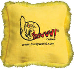 Voir l’image dans la galerie, DUCKY WORLD Jouet Chat Oreiller/Catnip Jaune
