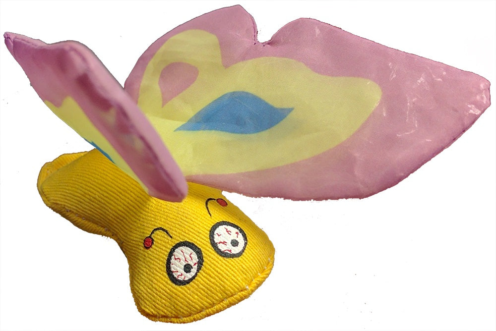 DUCKY WORLD Jouet Chat Papillon/Catnip Mauve
