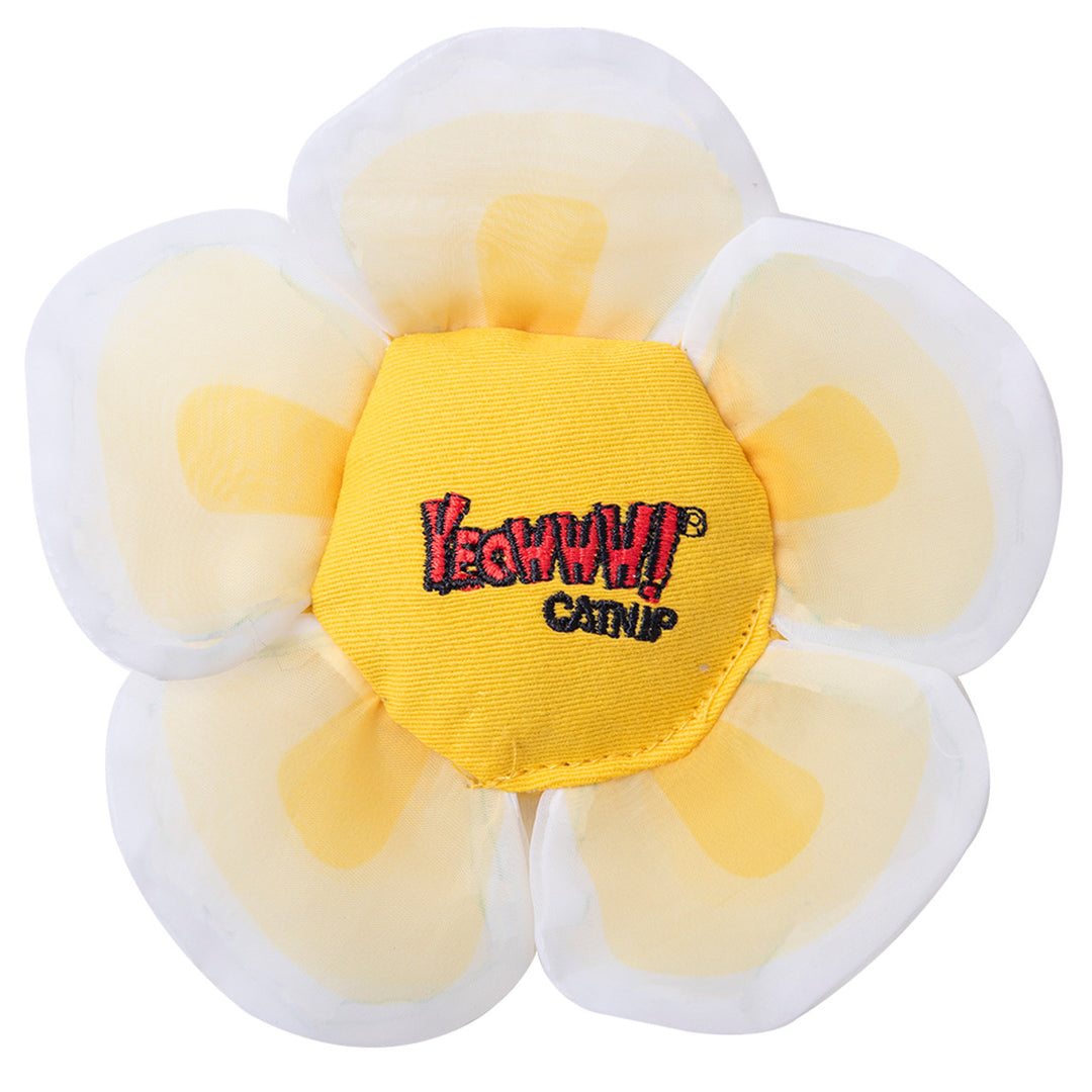DUCKY WORLD Jouet Chat Marguerite Blanche