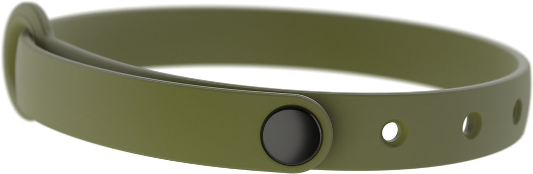 NUVUQ Collier Chat Attache de Sécurité Vert Olive