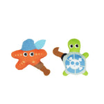 Voir l’image dans la galerie, BUD&#39;Z Jouet Chat Duo de Pirate Étoilé &amp; Tortue/Catnip 8cm
