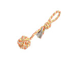 Voir l’image dans la galerie, BUD&#39;Z Jouet Chien Corde Tige &amp; Boucle 15&quot; Orange &amp; Jaune
