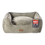 Voir l’image dans la galerie, BUD&#39;Z Lit Rond à Rebords Élevés Ultra Doux Taupe M
