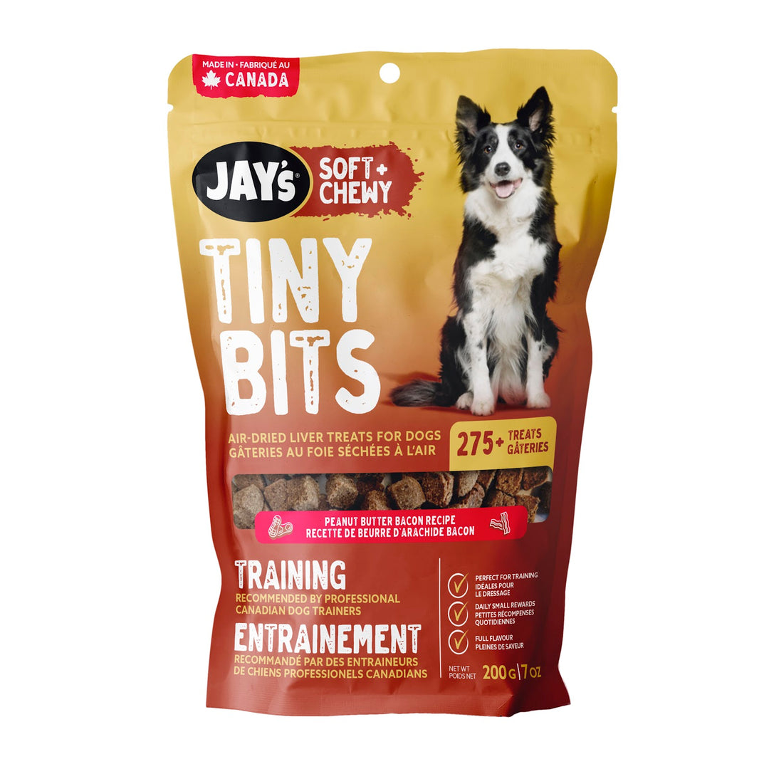 JAY'S TINY BITS Gâteries Chien Arachide & Bacon 200g