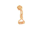 Voir l’image dans la galerie, BUD&#39;Z Jouet Chien Corde Poignée 13.5&quot; Orange &amp; Jaune
