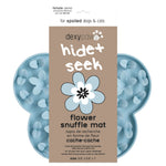 Voir l’image dans la galerie, DEXYPAWS Tapis Léchange Cache-Cache Fleur Bleu
