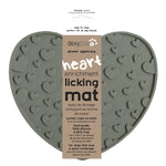Voir l’image dans la galerie, DEXYPAWS Tapis Léchange Forme de Coeur Kaki
