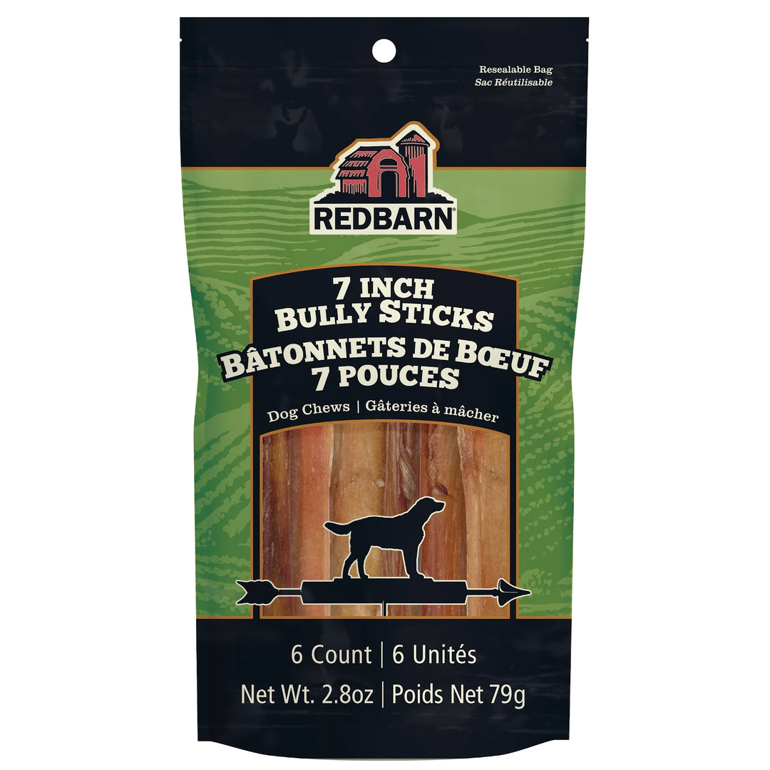 REDBARN Gâteries Chien Bâtonnet Boeuf 7" x6