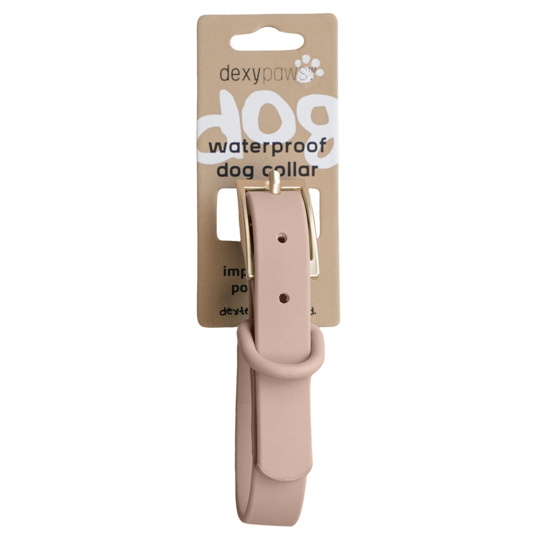 DEXYPAWS Collier Imperméable Beige M