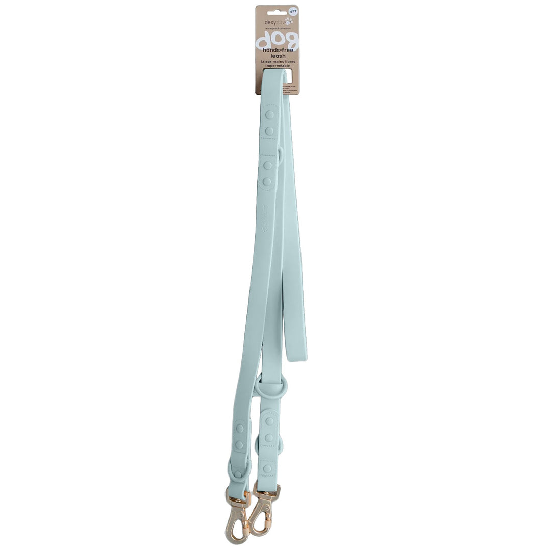 DEXYPAWS Laisse Imperméable Mains Libre Bleu Ciel 6'