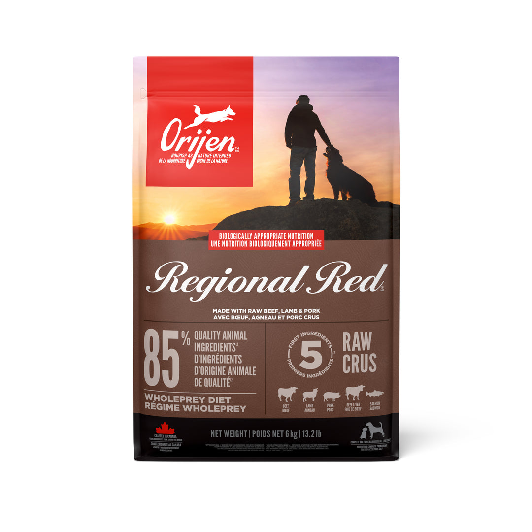 Orijen - Chien Regional Red - Nourriture Sèche Sans Grains pour Chiens