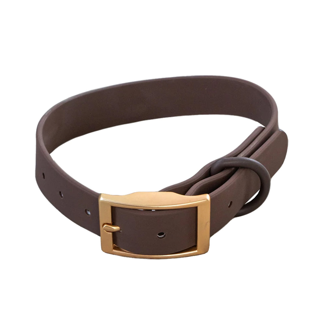 DEXYPAWS Collier Imperméable Espresso M