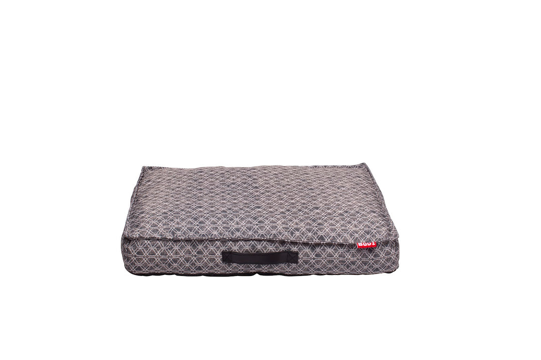 BUD'Z Lit Plat Style Coussin Hexa Gris