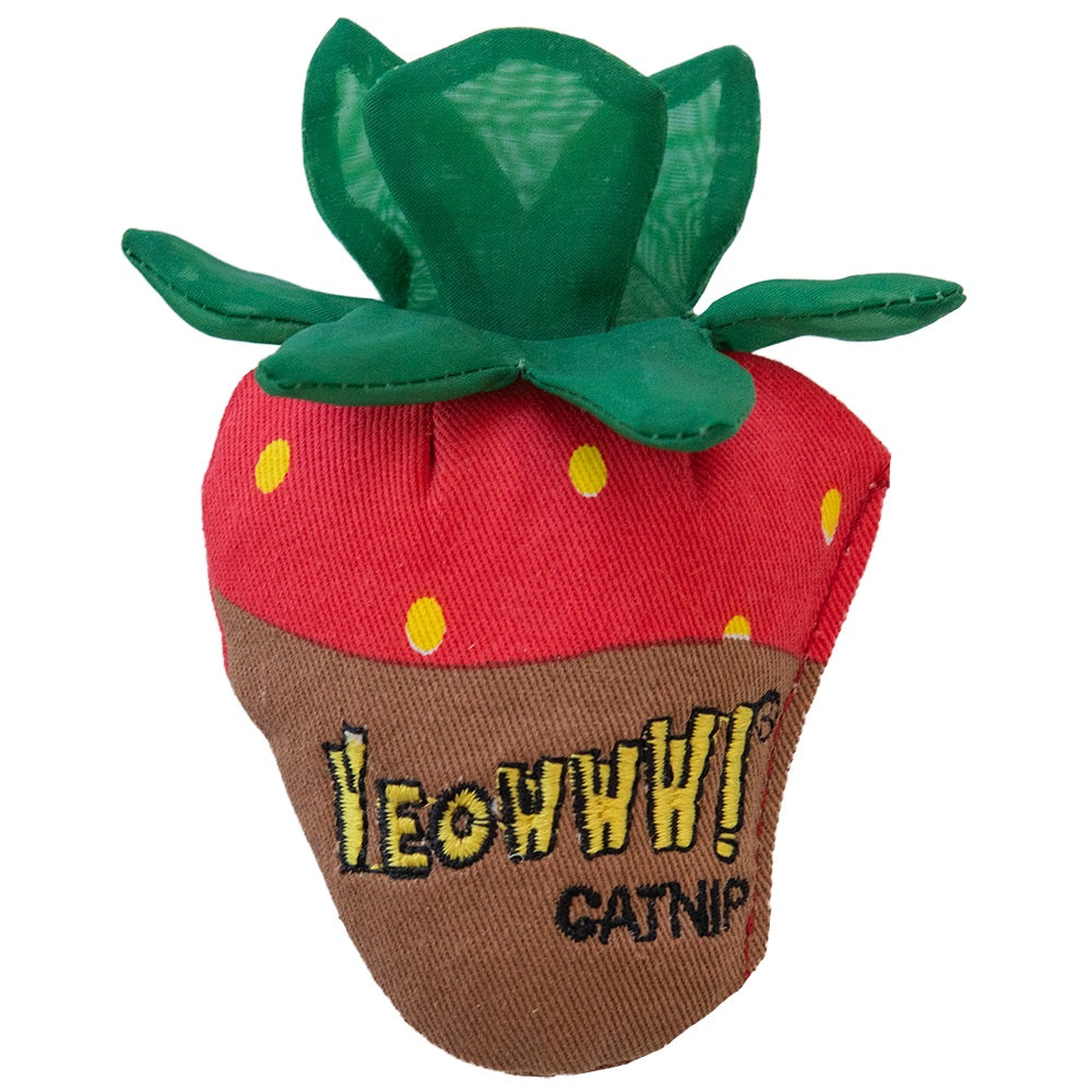 DUCKY WORLD Jouet Chat Fraise au Chocolat