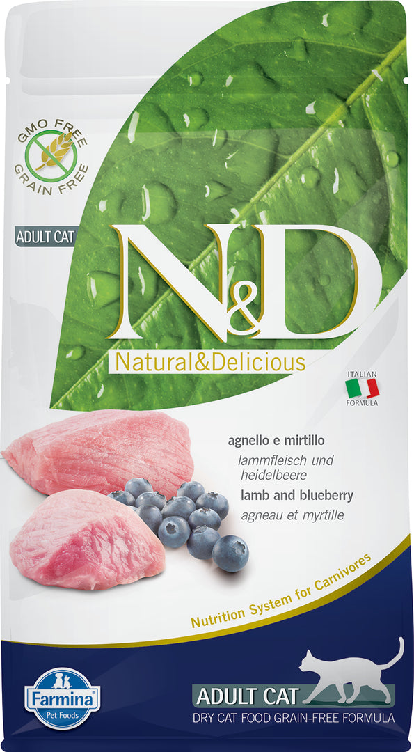 N&D PRIME Chat Agneau & Myrtille SG 5kg