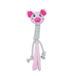 Voir l’image dans la galerie, BUD&#39;Z Jouet Chien Cochon à Long Cou en Peluche 45cm
