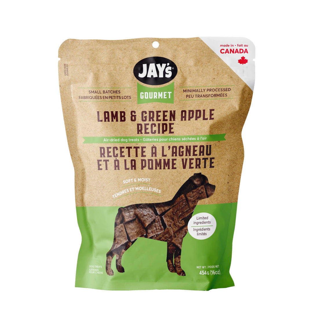 JAY'S GOURMET Gâteries Chien Agneau & Pomme Verte 454g