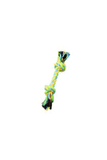 Voir l’image dans la galerie, BUD&#39;Z Jouet Chien Corde 2 Noeuds 8.5&quot; Vert &amp; Jaune

