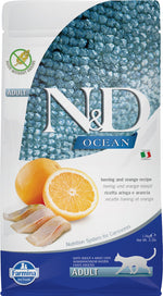 Voir l’image dans la galerie, N&amp;D OCÉAN Chat Hareng &amp; Orange SG 1.5kg
