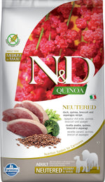 Voir l’image dans la galerie, N&amp;D QUINOA Chien MR &amp; GR Stérilisé Canard SG 12kg
